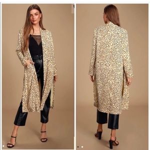 CUPCAKES & CASHMERE Arianna duster, size M